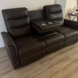 Like New Reclining Sofa