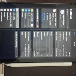 Apple iPad Mini (A17 Pro) 128GB + Apple Pencil + Case – Excellent Condition