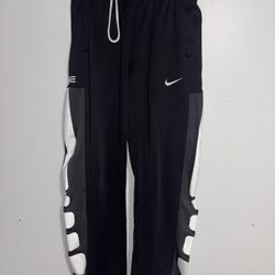 Nike Therma-FIT Elite Pants Mens Medium BLACK Basketball Fleece Lined Athletic