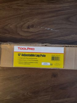Brand new unopened 12' lag pole