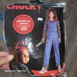 Kids Chucky Costume Size Large 12-14
