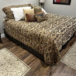 Cal King Comforter, Bed Skirt and Pillow Sham set