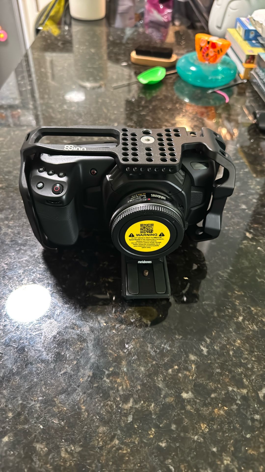 Black Magic Pocket Cinema Camera 4k And Metabone Speed booster 