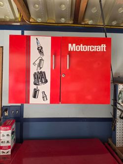 Motorcraft shop cabinets.
