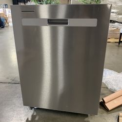 Whirlpool - 24" Top Control Built-In Dishwasher with Boost Cycle and 55 dBa - Stainless Steel 