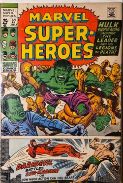Marvel Super-Heroes #27 Comic Book 1971