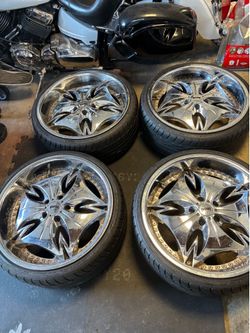DUB BRAND 20inch rims with tires