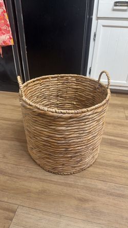Woven Storage Basket with Handles