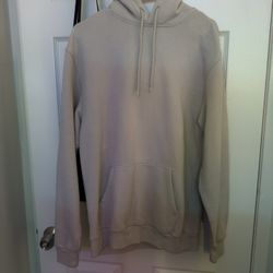 HM Beige Natural Hoodie Size S Small Mens