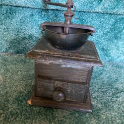 Antique coffee grinder