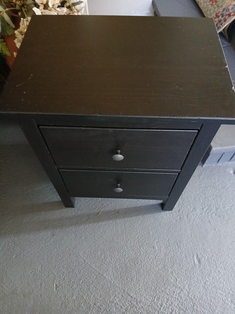 Passion Furniture Indoor Home Bedroom Living Room End Table Primo 2DRAWER Night Stand