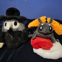 Plague Doctor And Butterfly Plush Set