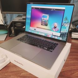 16-in Apple MacBook Pro, Core i9, 1TB, 16gb ram, Radeon Pro, Updated MacOS