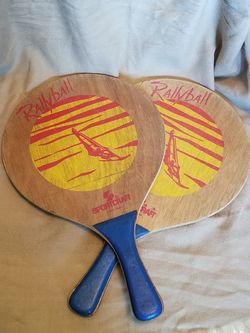 Vintage Rallyball Paddles