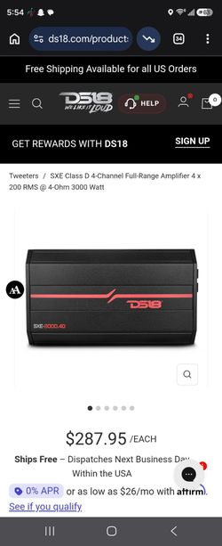 Ds18 amp