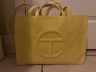 TELFAR MEDIUM Highlighter yellow bag