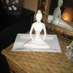 White Porcelain Figurine Home Decor New