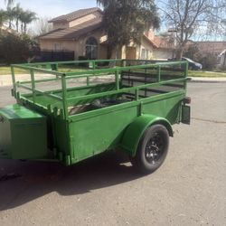 Utility Landscaping Trailer  5x7x3 with PINK in my name