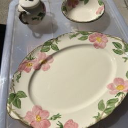 Franciscan Dinnerware And Tiffany Lamps