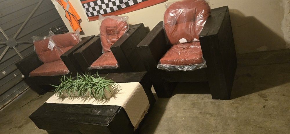 4 Pcs Patio Set