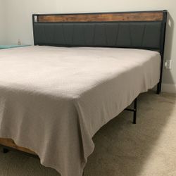 King Size Bed + Mattress
