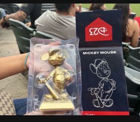 Los Angeles Angels GOLD Mickey Mouse Bobblehead SGA 8/12/26 Giveaway