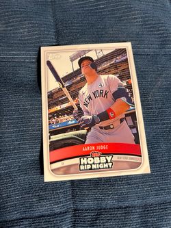 Aaron Judge 2025 Topps Hobby Rip Night card