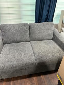 Nice gray color bed sofa