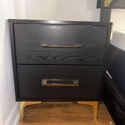 Two Night Stands And One Mattress King Size And Two Box Frame And One Bed Frame