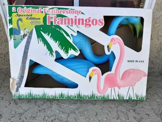 Blue Flamingos
