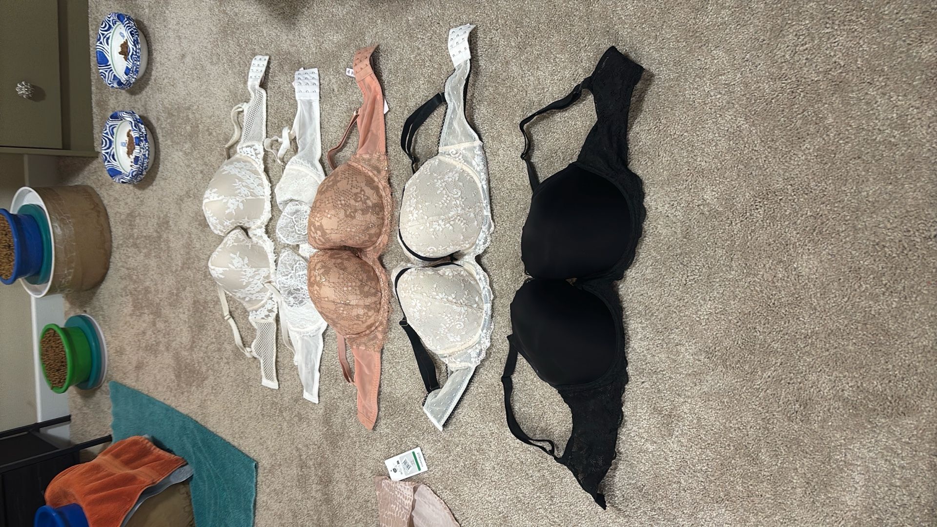 7 Bras And 1 Pair Of Panties