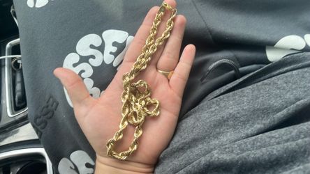 Gold rope chain 35 grams