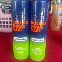Dollar Shave Club 2 In 1 Face Wash And Shave Foam