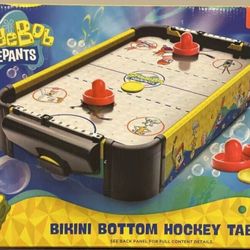 New SpongeBob Bikini Botton Air Hockey Table
