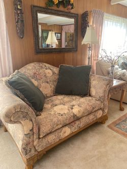 Sofa and loveseat good condition , we can free delivery