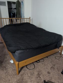 Bed frame bamboo premium