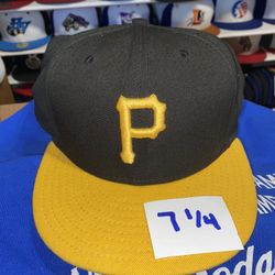 Pittsburg Pirates New Era Hat 7 1/4
