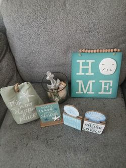 Beach Theme Home Decor Set