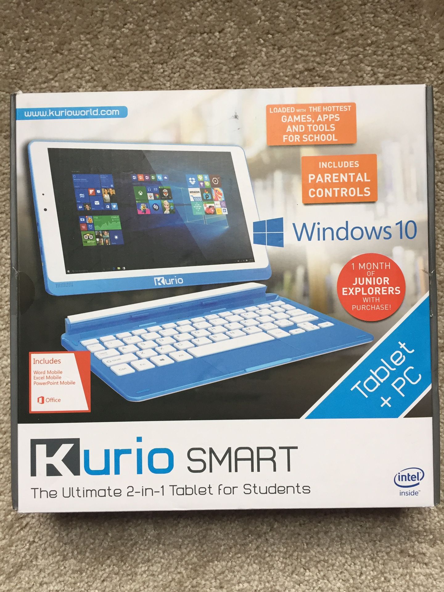 Kurio Smart Tablet 2-in-1 PC Windows 10