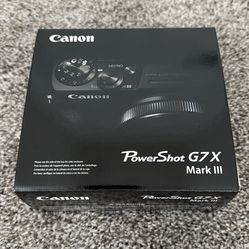 Canon PowerShot G7 X Mark III Point & Shoot Digital Camera - Silver (NEW)