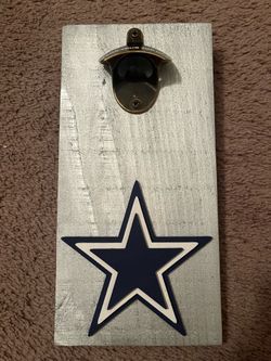 Dallas Cowboys wall mount bottle opener