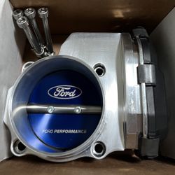 (2015 - 2017) Mustang Ecoboost 2.3L Ford Performance 70mm Billet Throttle Body & Throttle Body Spacer