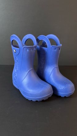 Crocs Kids Rain Boots Blue