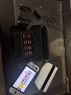 Nintendo Switch OLED White Bundle with Accessories