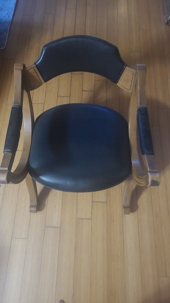 Vintage Solid Wooden Accent Chair