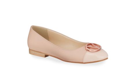 Mario Valentino Leather Flats