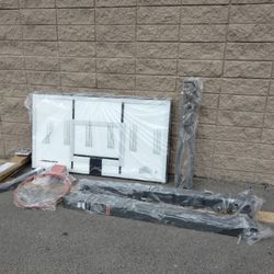 Goaliath 54 inch in ground basketball hoop, adjustable basketball court 