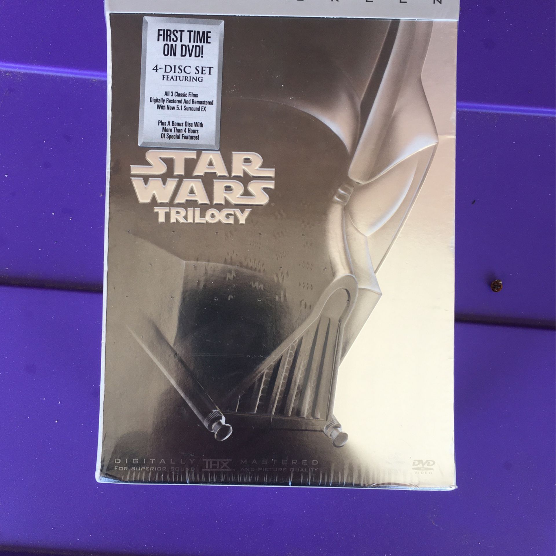 Star Wars Trilogy plus a bonus disc.