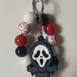 Scream Halloween Keychain/Bracelet