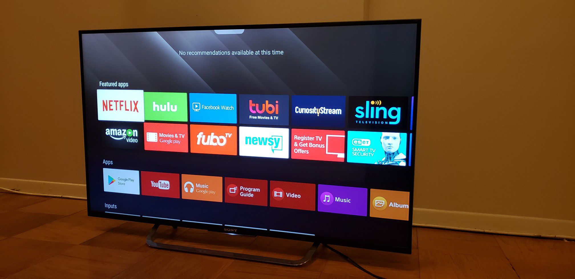 43" Sony 4K Android Smart TV